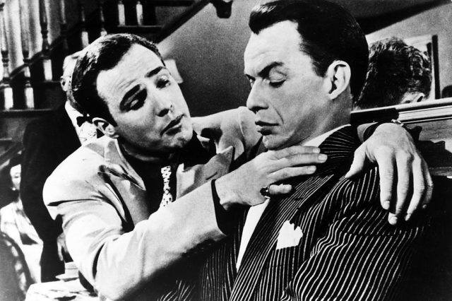Marlon Brando and Frank Sinatra
