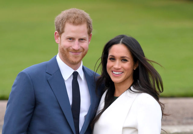 The engagement announcement of Prince Harry and Meghan Markle in 2017