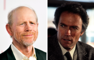 Headshots of Ron Howard and Clint Eastwood