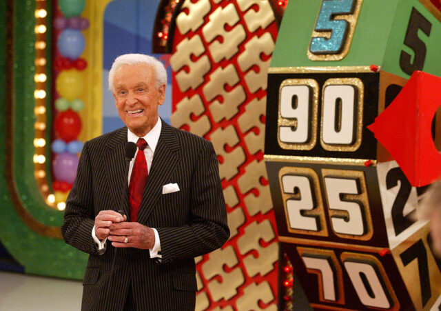 Bob Barker on the set of 'The Price Is Right'