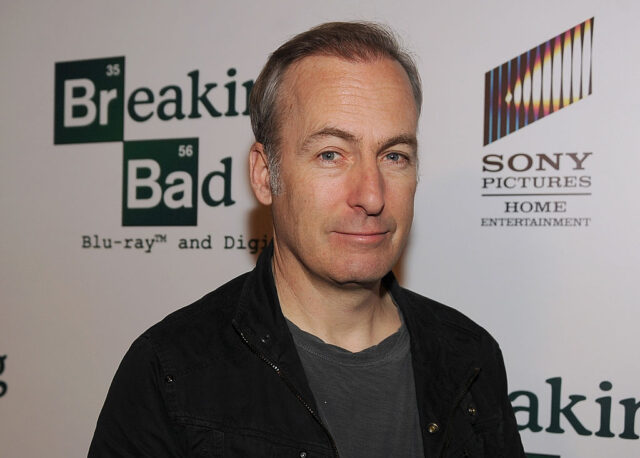 Bob Odenkirk standing on a red carpet