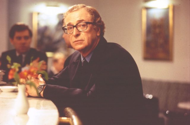 Michael Caine in a publicity still for 'Bullet to Beijing' 
