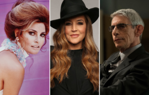 Portrait of Raquel Welch + Portrait of Lisa Marie Presley + Richard Belzer as John Munch in 'Law & Order: Special Victims Unit'