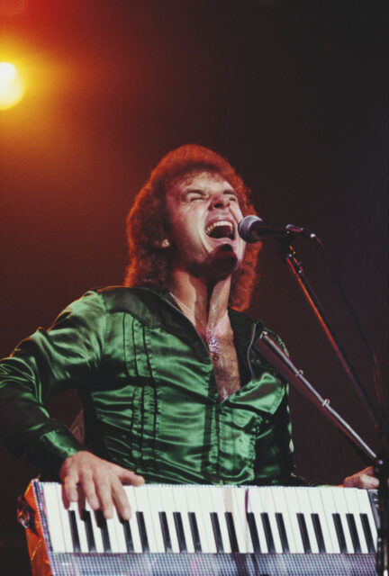Gary Wright performing on stage