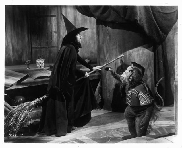 Margaret Hamilton as the Wicked Witch