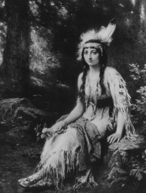 Painting of Pocahontas