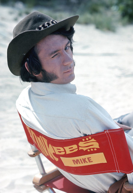 Michael Nesmith winks at the camera