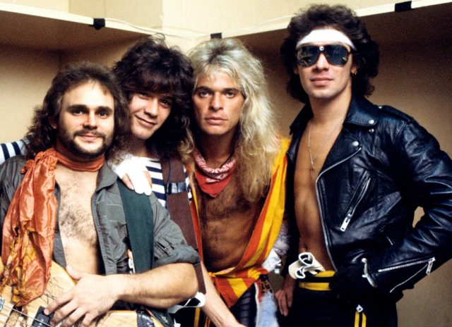 Portrait of the band Van Halen 