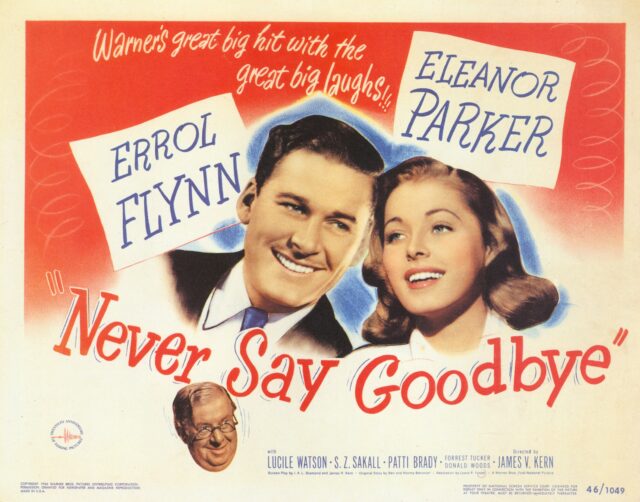 Lobby card for 'Never Say Goodbye'