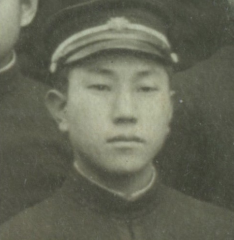 A photo of young Shiro Ishii at school
