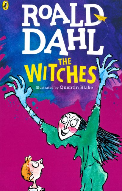 The front cover of the Roald Dahl book, "The Witches"