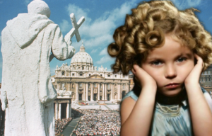 St. Peter's Square at the Vatican and Shirley Temple