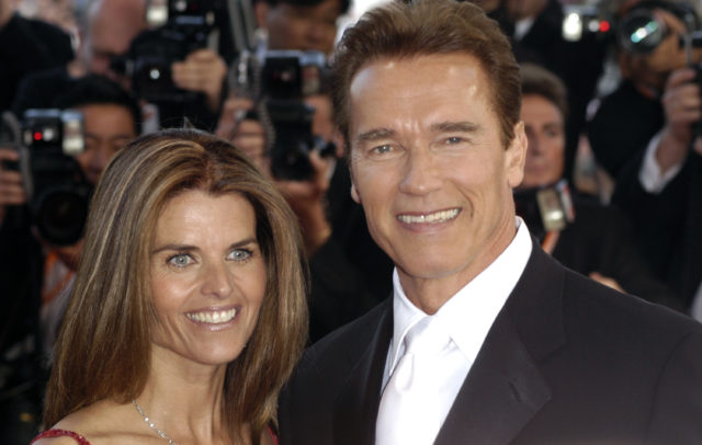 Headshot of Maria Shriver and Arnold Schwarzenegger. 