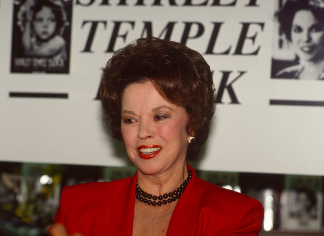 Shirley Temple in 1986.