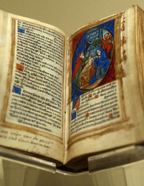 The prayer book belonging to Anne Boleyn