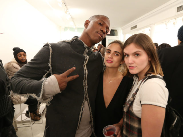 Tessa Gourin standing with two friends.