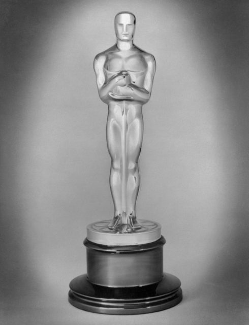 An image of an Academy Award statuette.