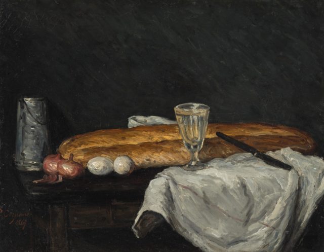 Cezanne's painting 'Still Life with Bread and Eggs'