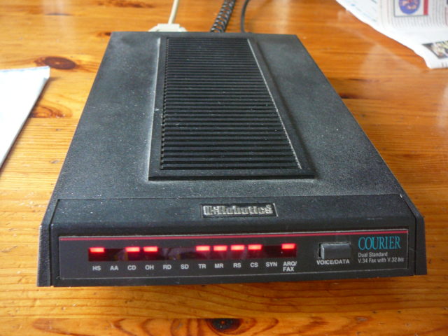 A dial-up modem.