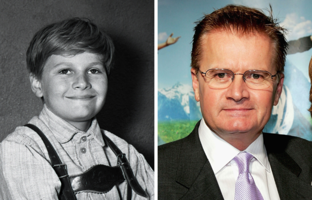 Headshots of a young and old Duane Chase.