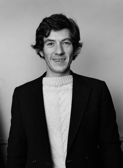 English actor Ian McKellen in a 1974 potrait