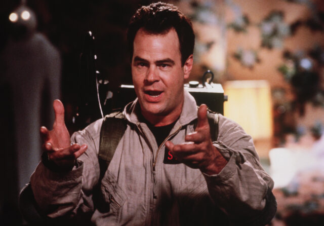 Dan Aykroyd in a still from the movie Ghostbusters II