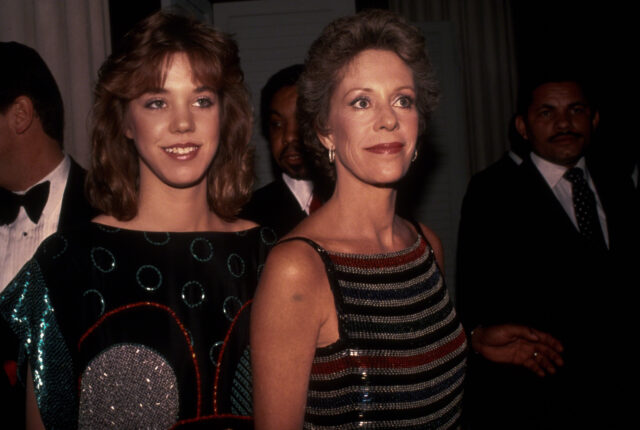 Carol Burnett and her late daughter, Carrie Hamilton.