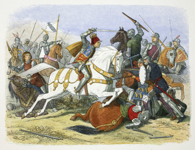 Illustration of the Battle of Bosworth Field