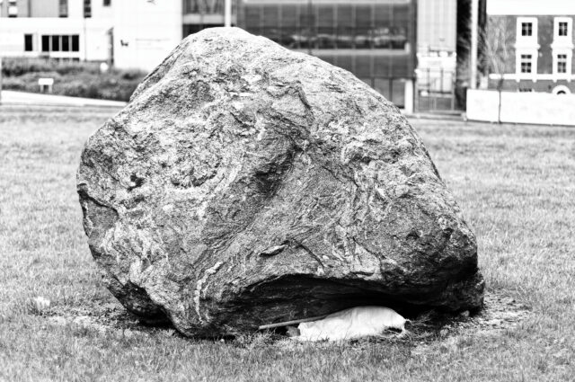 A boulder