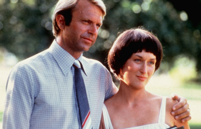 Sam Neill and Meryl Streep in a still from Evil Angels. 