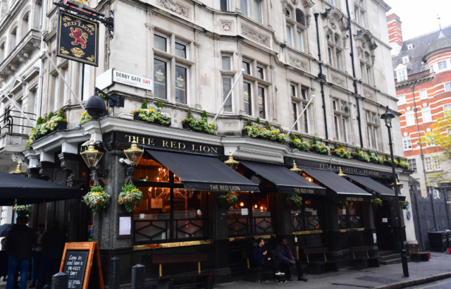 The Red Lion in Westminster, London.