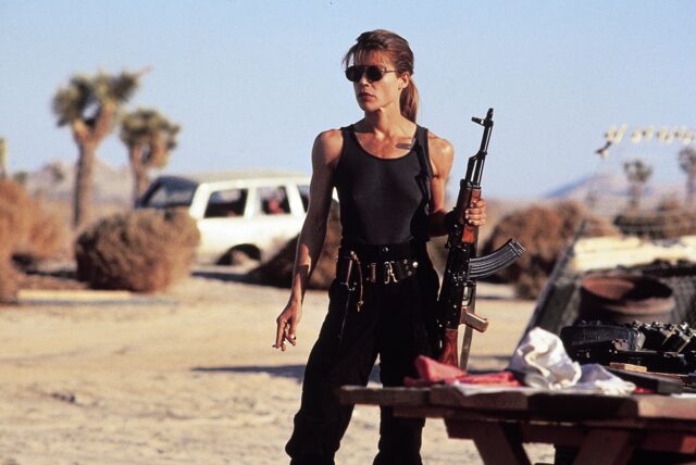 Linda Hamilton as Sarah Connor in 'Terminator 2: Judgement Day'