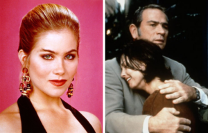 Left: Christina Applegate in 'Don't Tell Mon the Babysitter's Dead.' Right: Tommy Lee Jones and Ashley Judd in 'Double Jeopardy.'