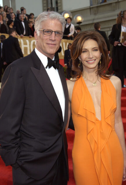 Ted Danson and Mary Steenburgen on a red carpet.