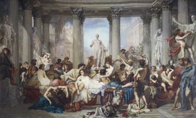 The painting known as "The Romans of the Decadence"