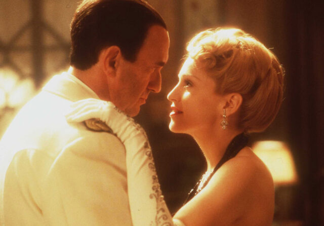 Jonathan Pryce and Madonna as Juan and Eva Perón in 'Evita'