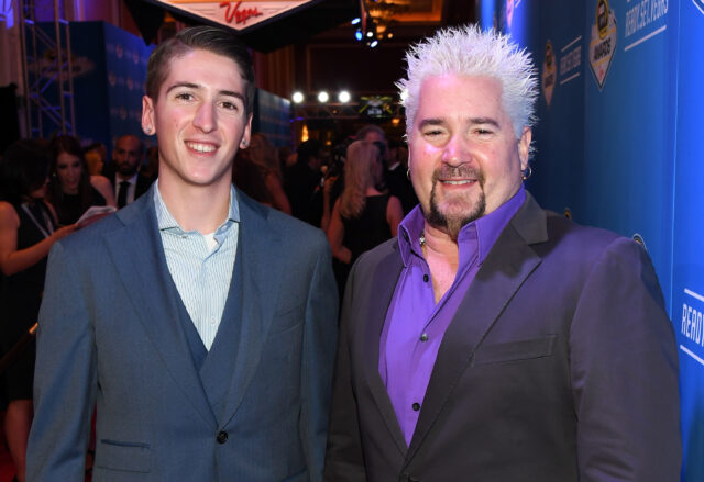 Guy Fieri and his son Hunter