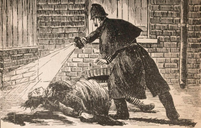 Illustration from The Illustrated Police News, 6 October 1888.
