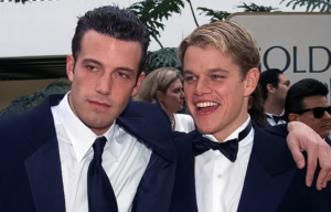 Ben Affleck and Matt Damon in suits