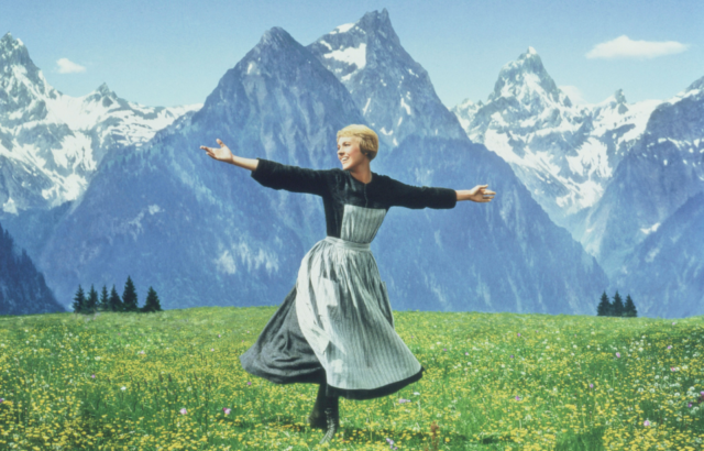Julie Andrews in The Sound of Music.