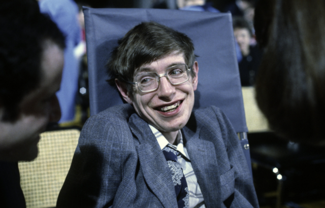 Cosmologist Stephen Hawking on October 10, 1979 in Princeton, New Jersey.
