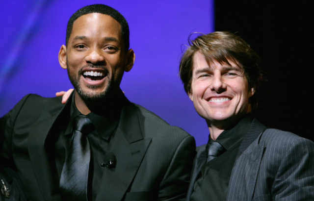 Tom Cruise and WIll Smith at the Santa Barbara Film Festival, January 27, 2007.