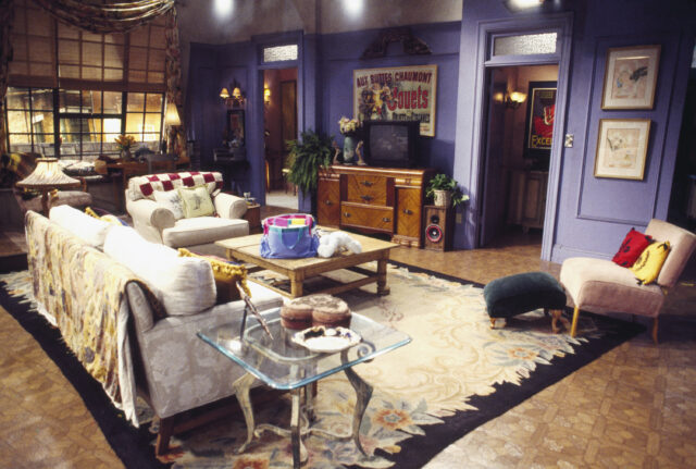 Monica Geller's apartment on the set of 'Friends'