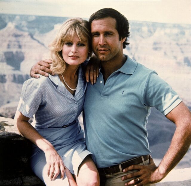 Beverly D'Angelo and Chevy Chase.