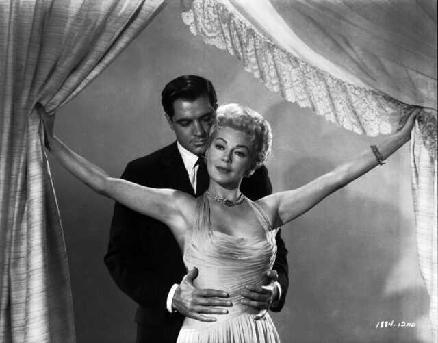 John Gavin and Lana Turner as Steve Archer and Lora Meredith in 'Imitation of Life'