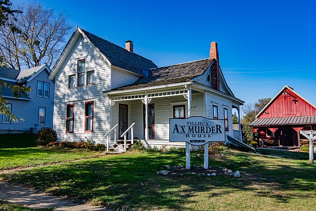 Exterior of the house where the Villisca Axe Murders occurred