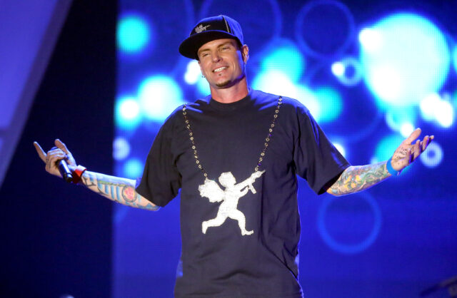HOLLYWOOD, CA – FEBRUARY 17: Recording Artist Vanilla Ice performs onstage at the 3rd Annual Streamy Awards at Hollywood Palladium on February 17, 2013 in Hollywood, California. (Photo by Frederick M. Brown/Getty Images)