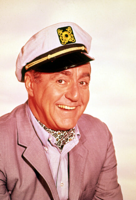 Headshot of Jim Backus in costume as Thurston Howell III in 'Gilligan's Island.'