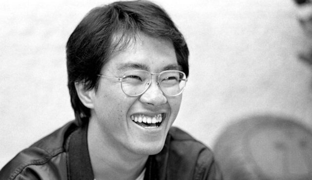 Akira Toriyama smiling