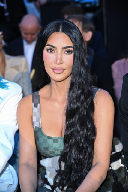 Headshot of Kim Kardashian.